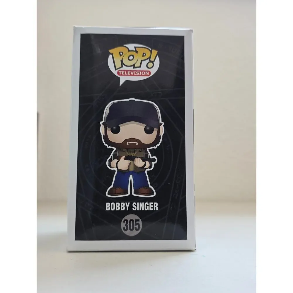 Funko POP! Television Supernatural Bobby Singer #305 Vinyl Figure w/ protector - Picture 2 of 7